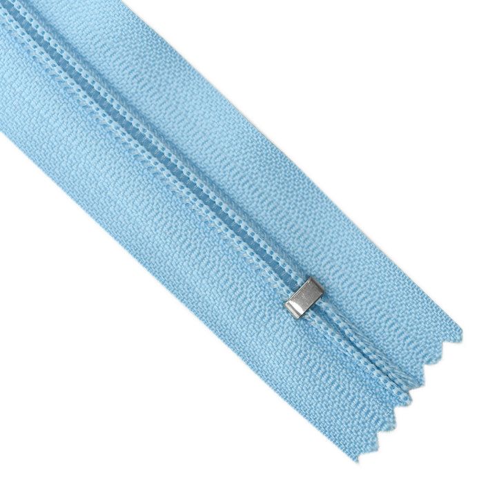 NYLON CLOSED-END NO.5 ZIP COL SKY BLUE