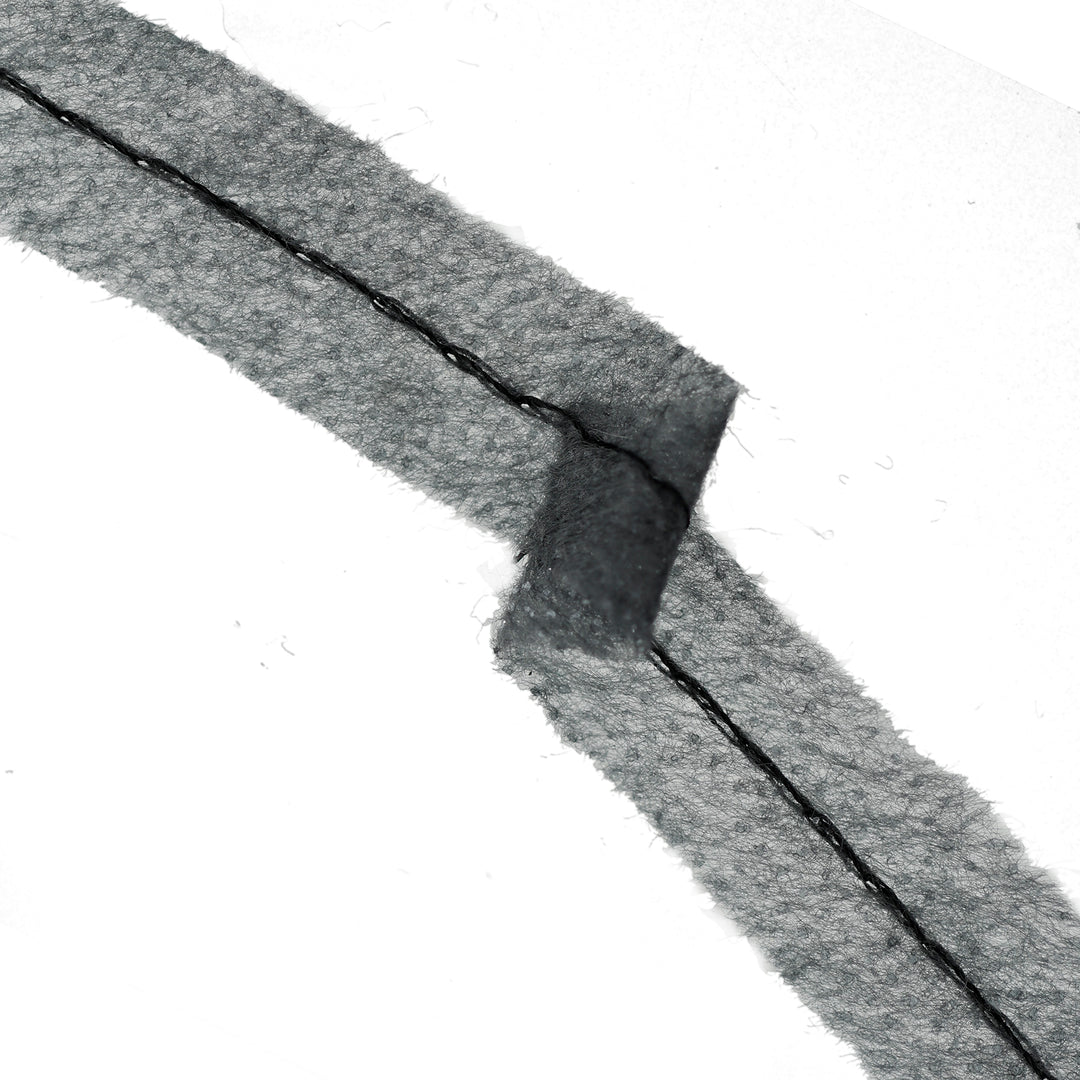 BIAS STITCHED FUSING TAPE CHARCOAL