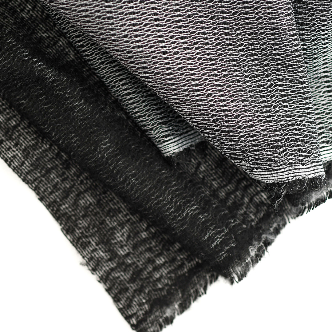 Knit Fusing 150cm Whisper-Luxe 85gsm Heavyweight Woven Weft Fusing Charcoal ...