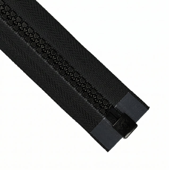 YKK VISLON OPEN-END ZIP NO.10 DOUBLE-PULL COL 580 BLACK