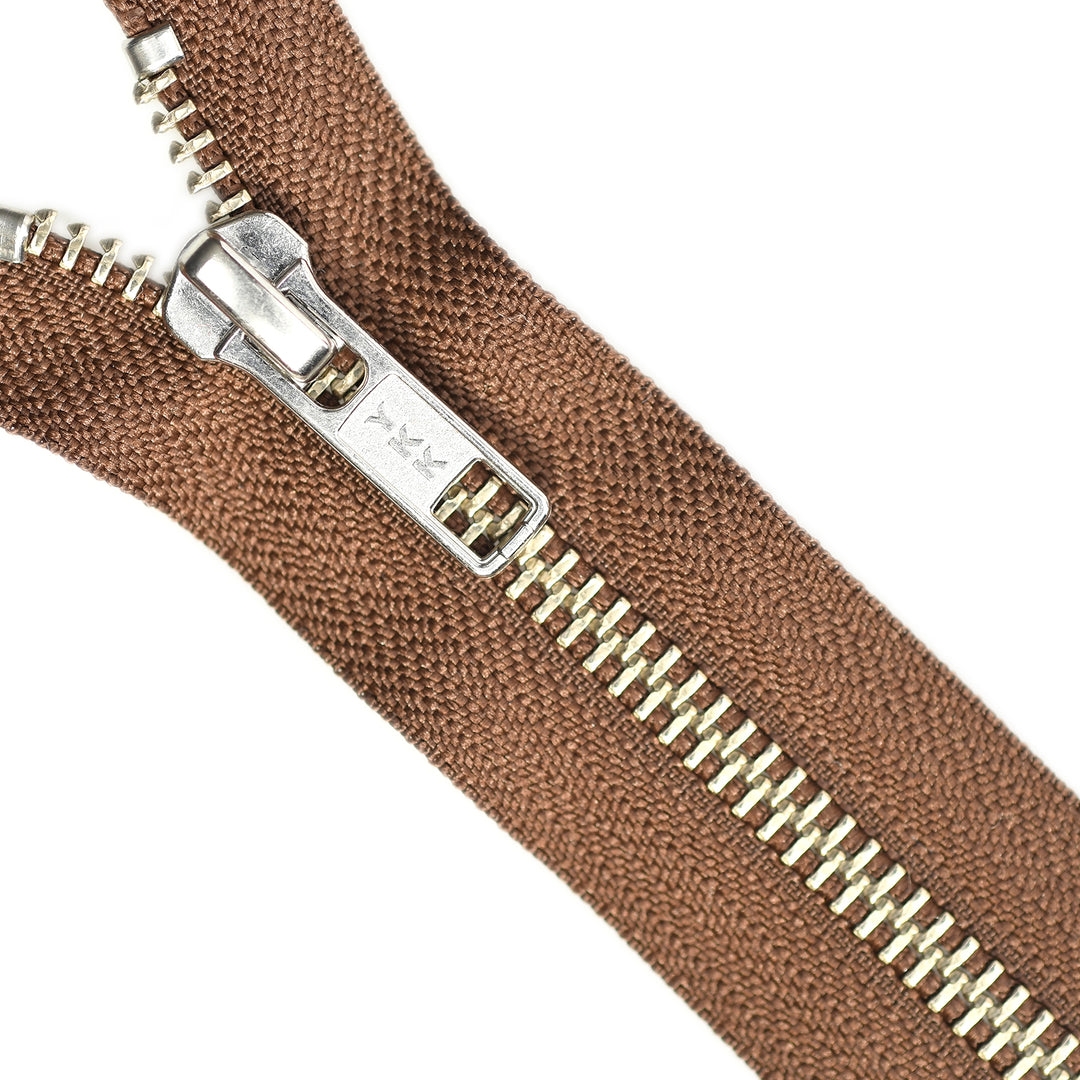 YKK METAL CLOSED-END ZIP NO.5 NICKEL COL 568