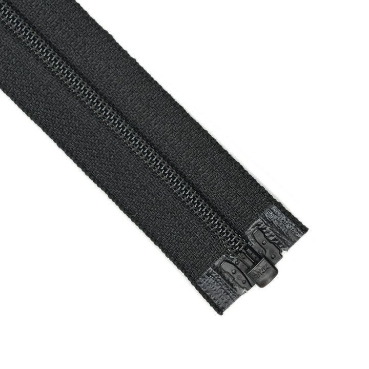 YKK NYLON OPEN-END ZIP NO.3 CORSET-PULL COL 580 BLACK