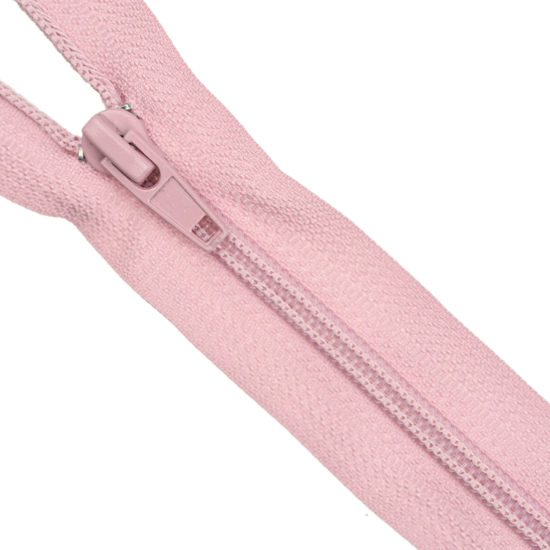 NYLON OPEN-END ZIP NO.5 COL ORCHID