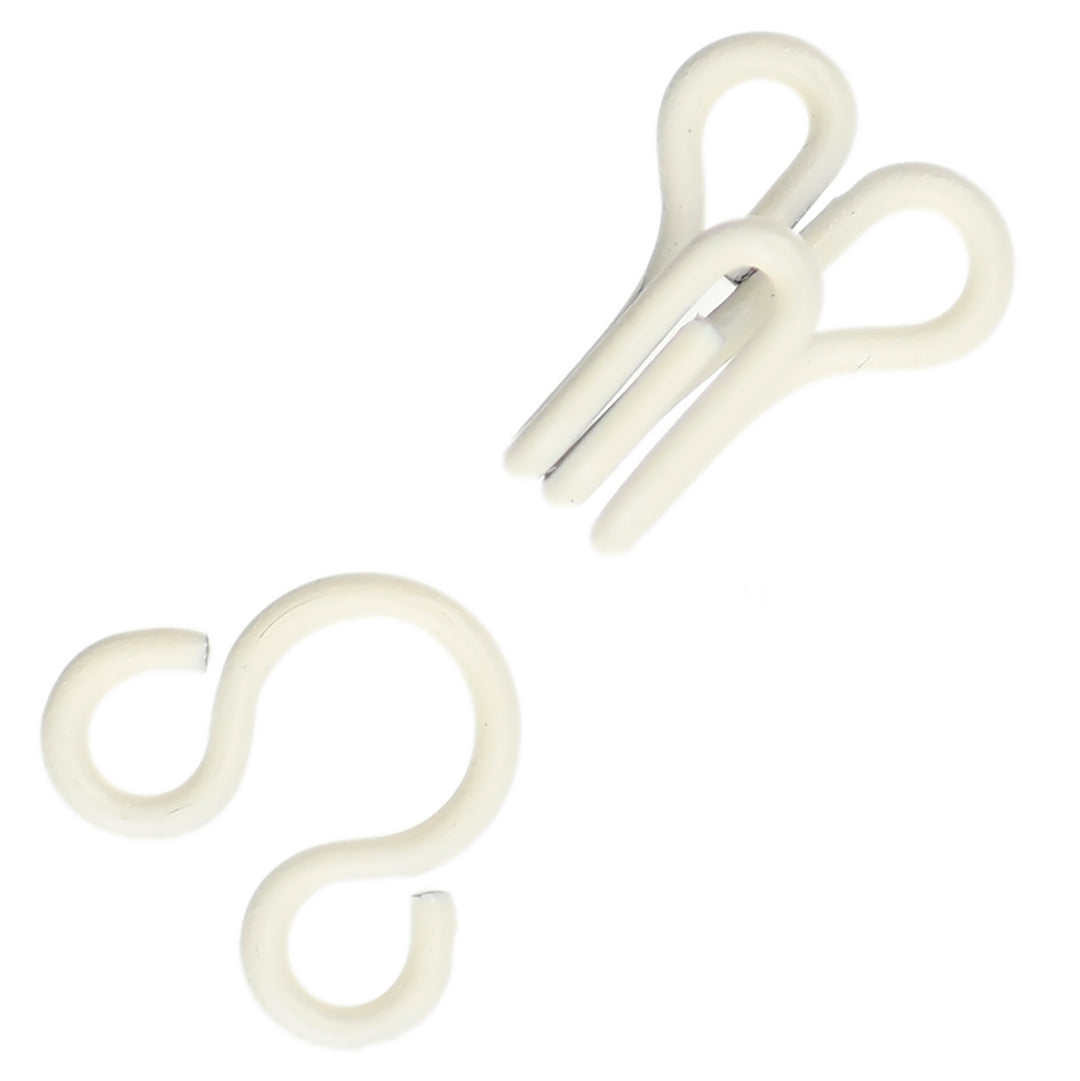 HOOKS & EYES OFF-WHITE/ LIGHT IVORY
