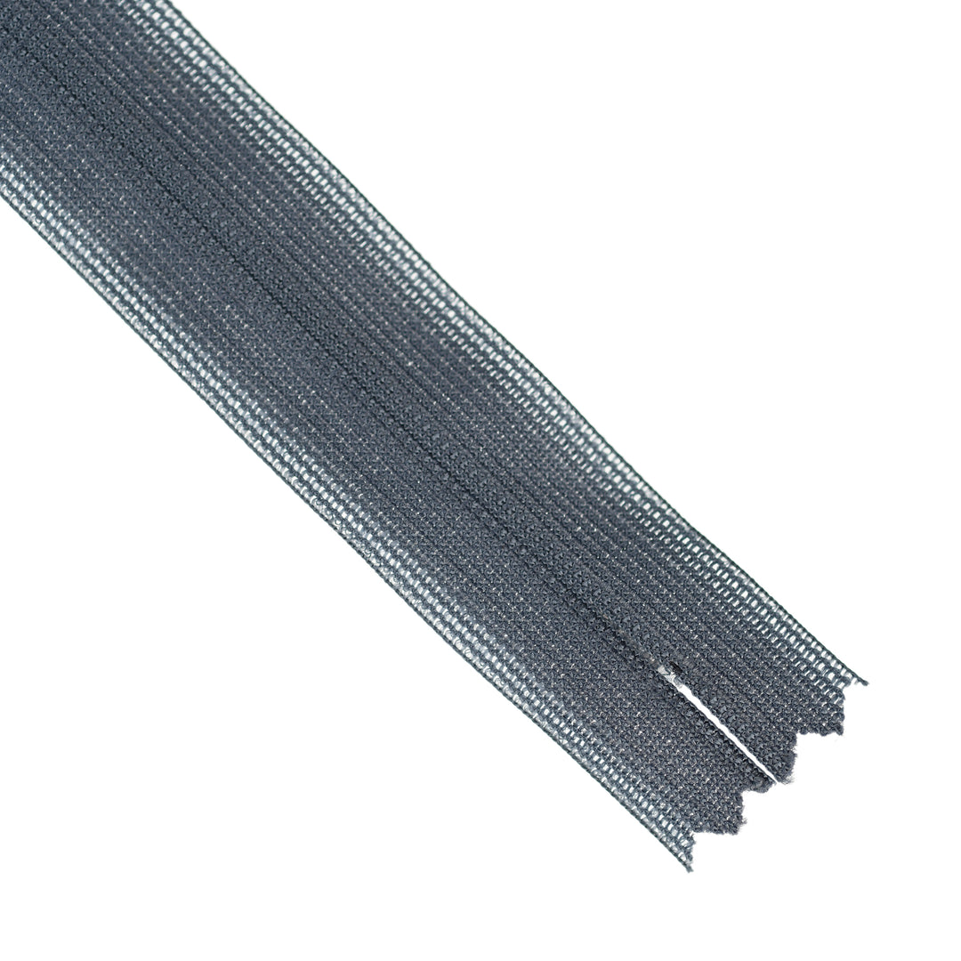 YKK INVISIBLE MESH ZIP COL 326 IRON GREY