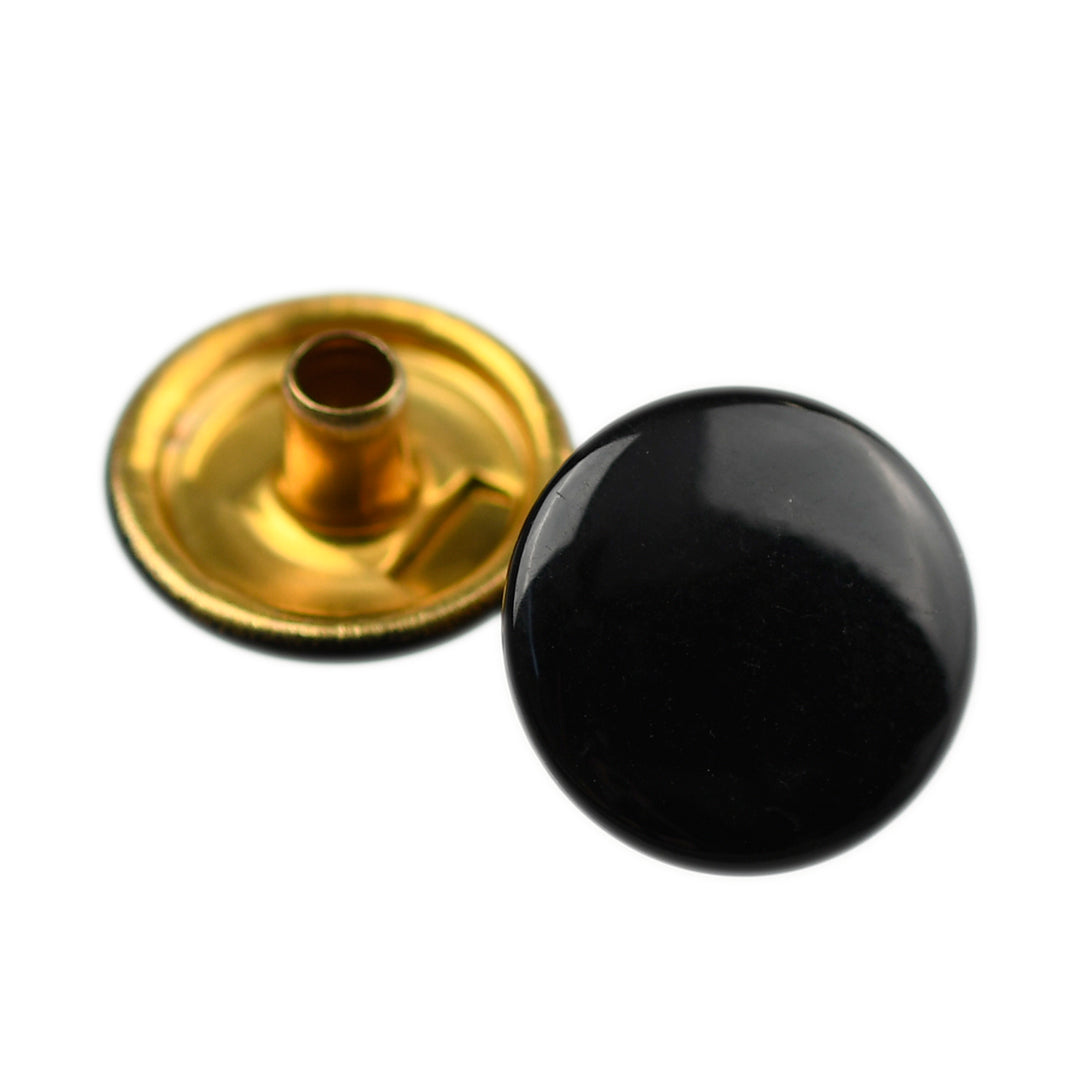 O-TYPE METAL SNAP CAP GLOSS BLACK