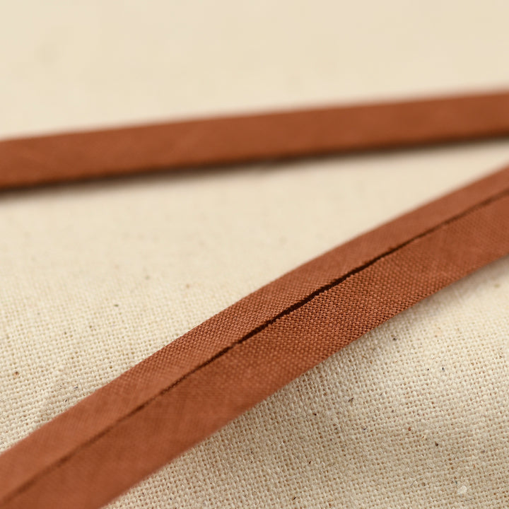 POLY-COTTON BIAS BINDING TAN