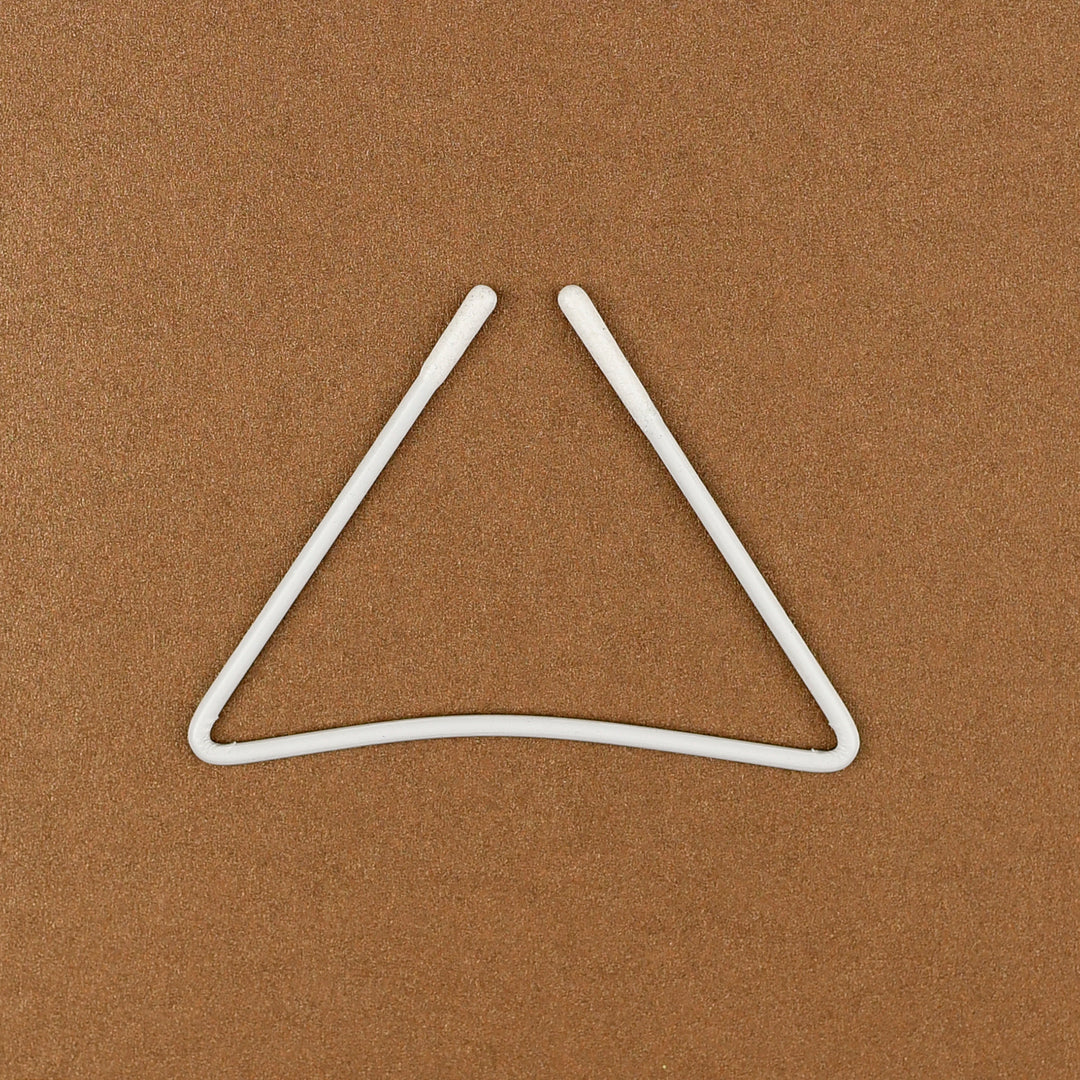 Triangle By Using Wire Formline 42mm x 58mm Nylon-Coated Curved Triangle-Wire for Garments ...