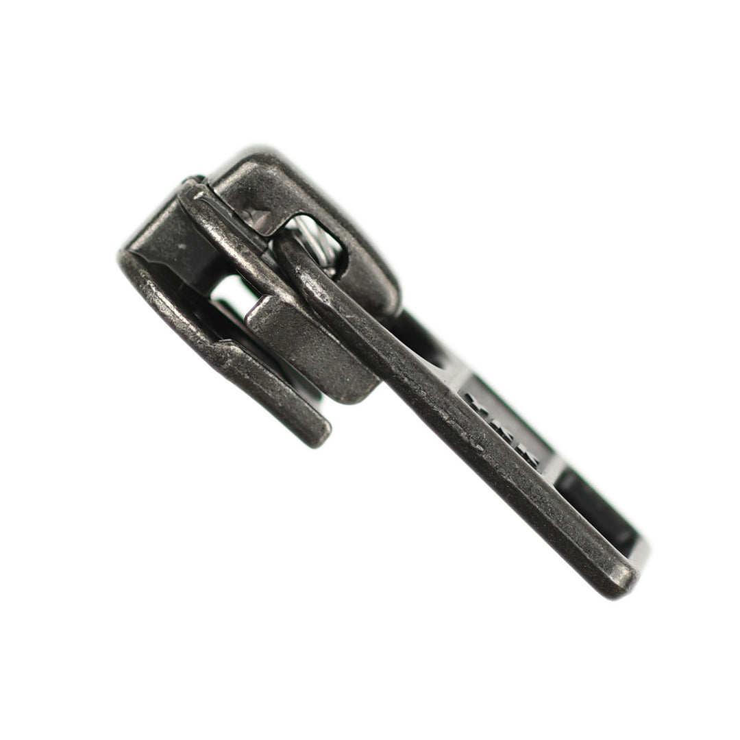TAB SLIDER FOR YKK NYLON COIL ZIPS - ANTIQUE NICKEL