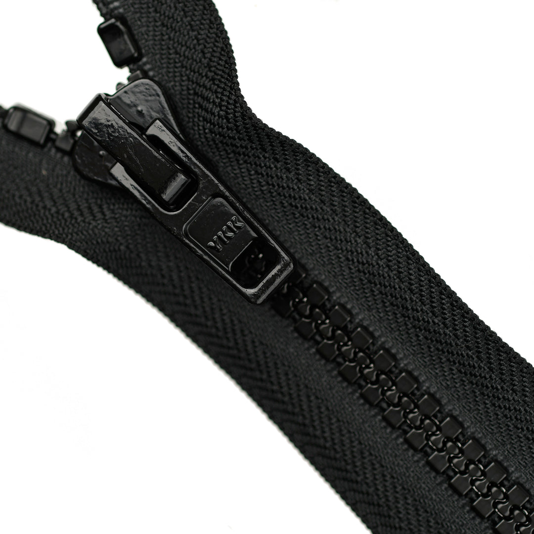 YKK VISLON OPEN-END ZIP NO.10 (WATERPROOF SLIDER) COL 580 BLACK