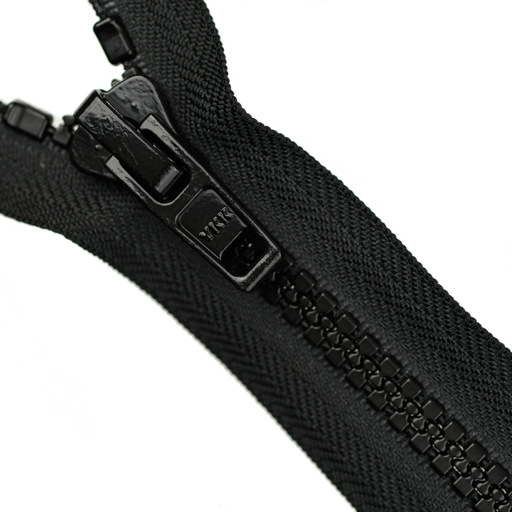 YKK VISLON OPEN-END ZIP NO.10 (WATERPROOF SLIDER) COL 580 BLACK