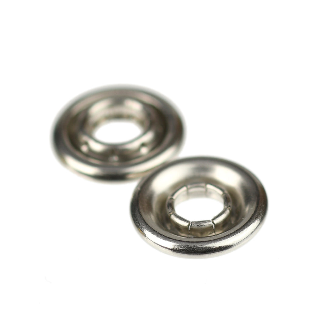 METAL SNAP SOCKET BRUSHED NICKEL