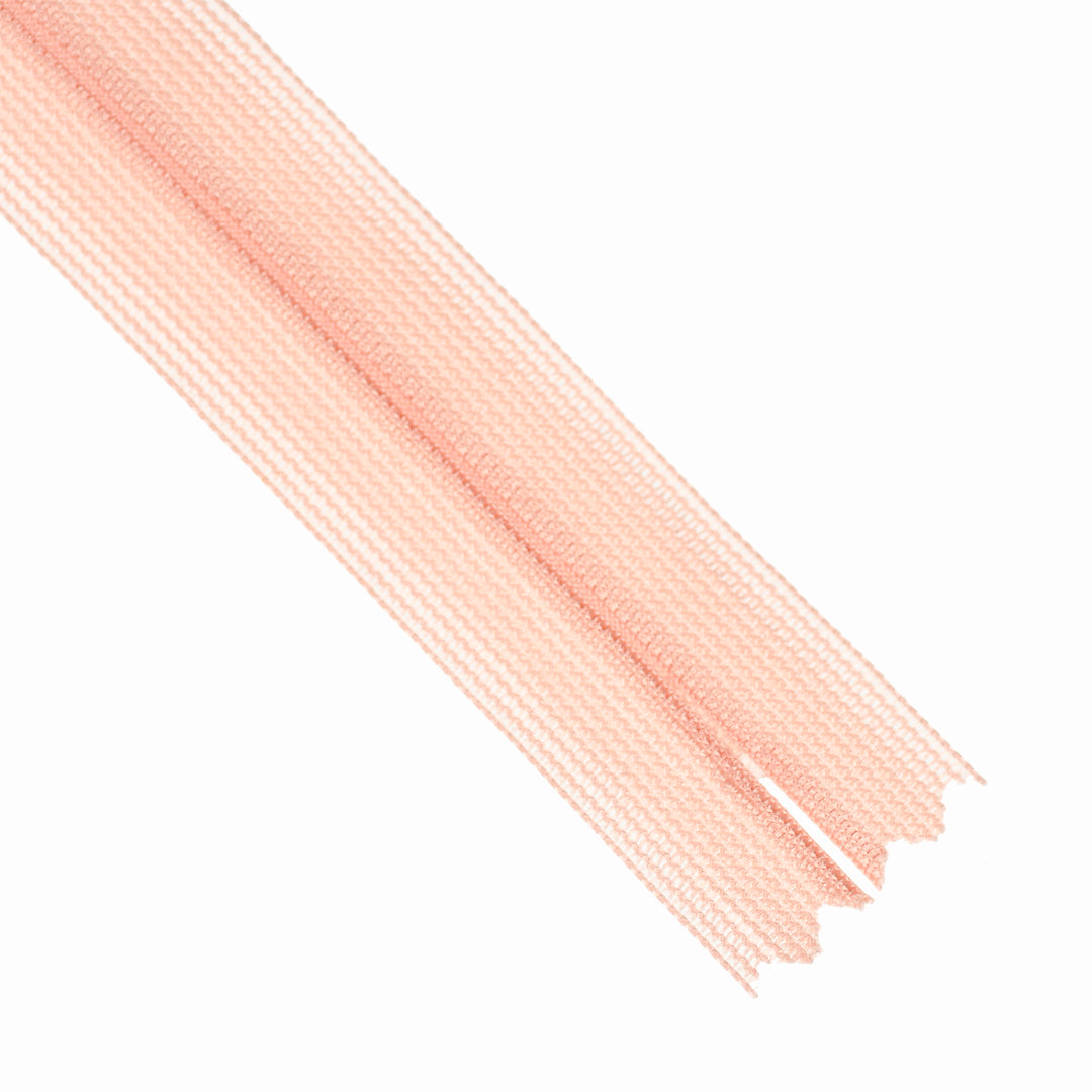 YKK INVISIBLE MESH ZIP COL 812 PEACHY BLUSH