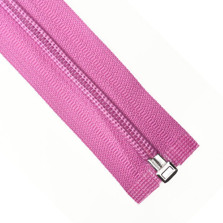 NYLON OPEN-END ZIP NO.5 COL DEEP ORCHID
