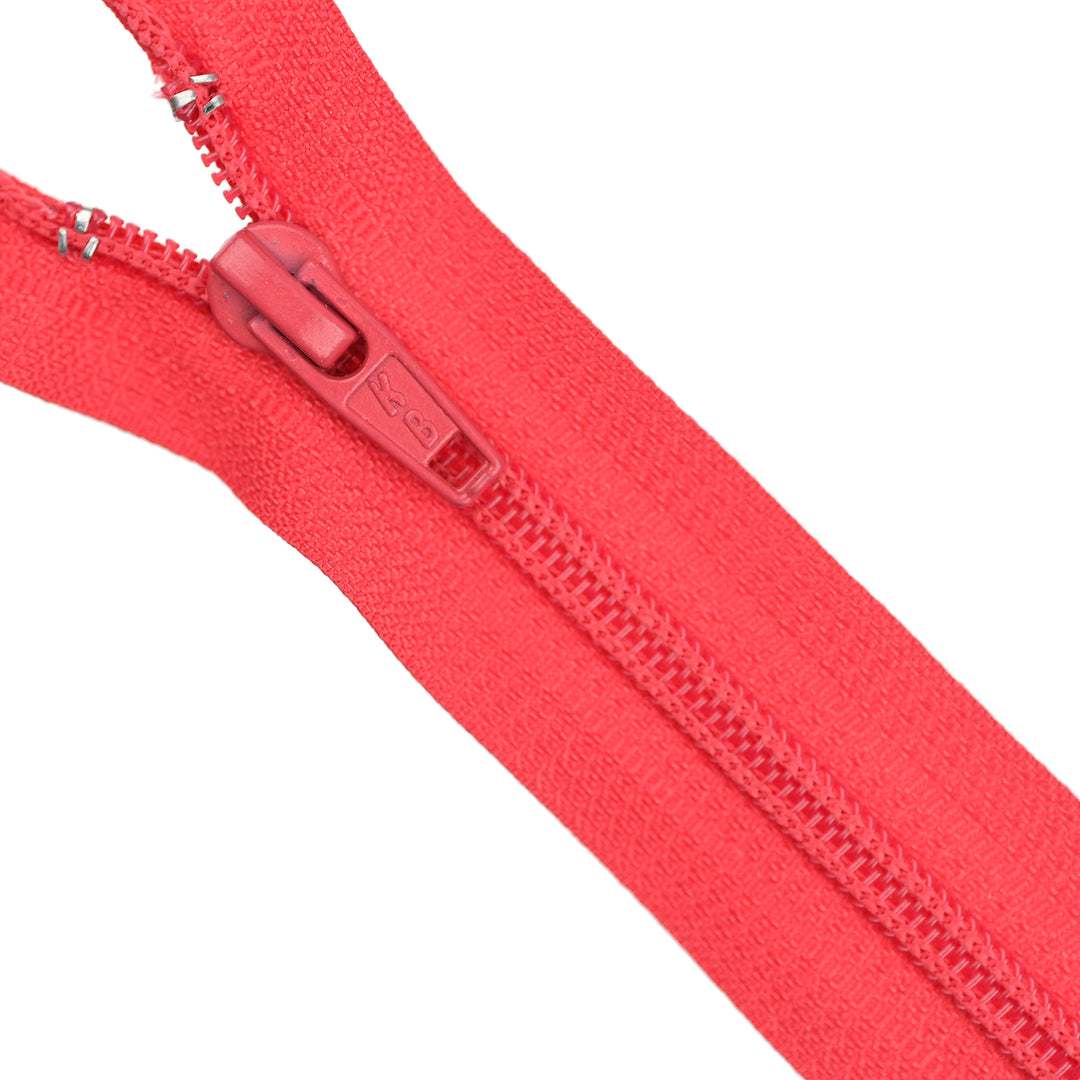 NYLON OPEN-END ZIP NO.5 COL VIVID WATERMELON