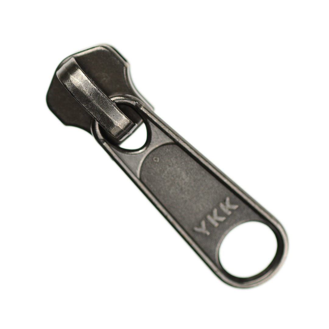NON-LOCK LONG SLIDER FOR YKK METAL ZIPS - ANTIQUE NICKEL