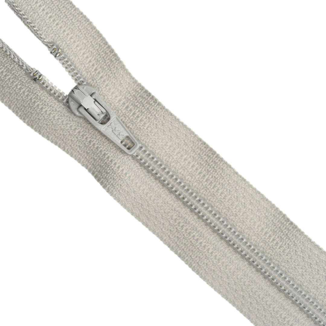 YKK NYLON CLOSED-END ZIP NO.3 COL 576 WARM GREY