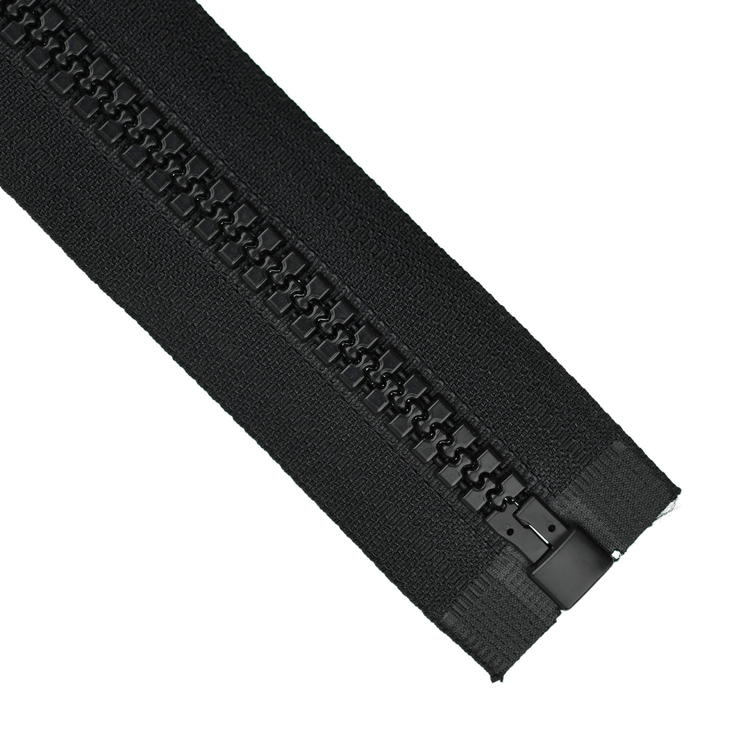 CHUNKY NO.10 OPEN-END ZIP DOUBLE-PULL COL BLACK