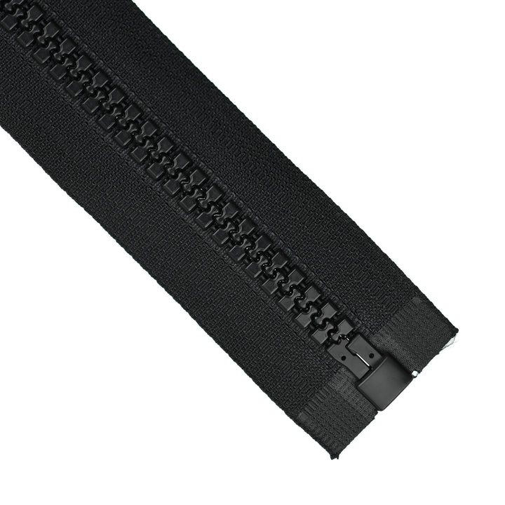 CHUNKY NO.10 OPEN-END ZIP DOUBLE-PULL COL BLACK