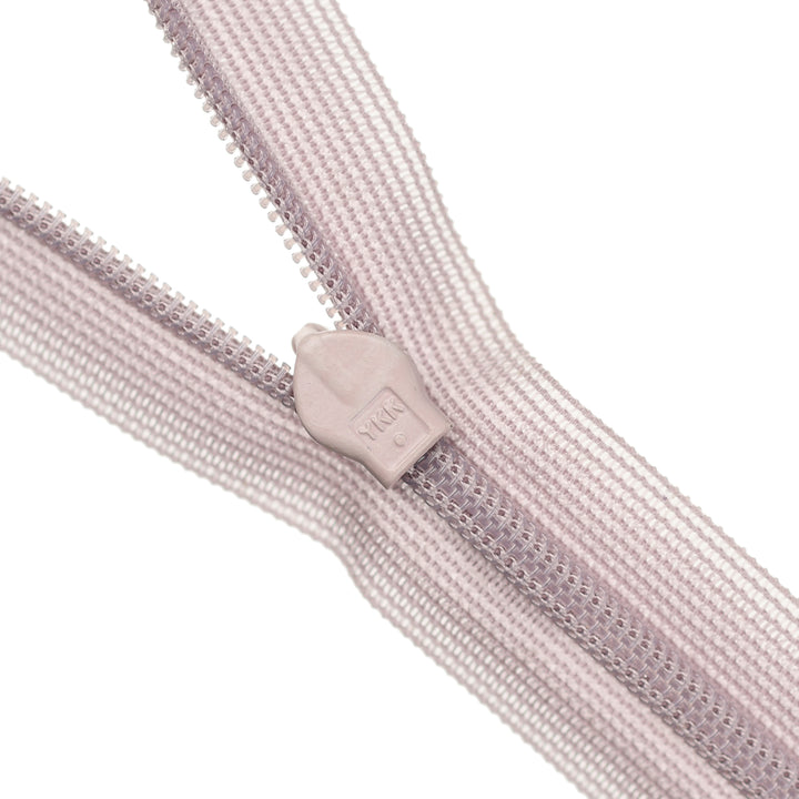 YKK INVISIBLE MESH ZIP COL 245 DUSKY MAUVE