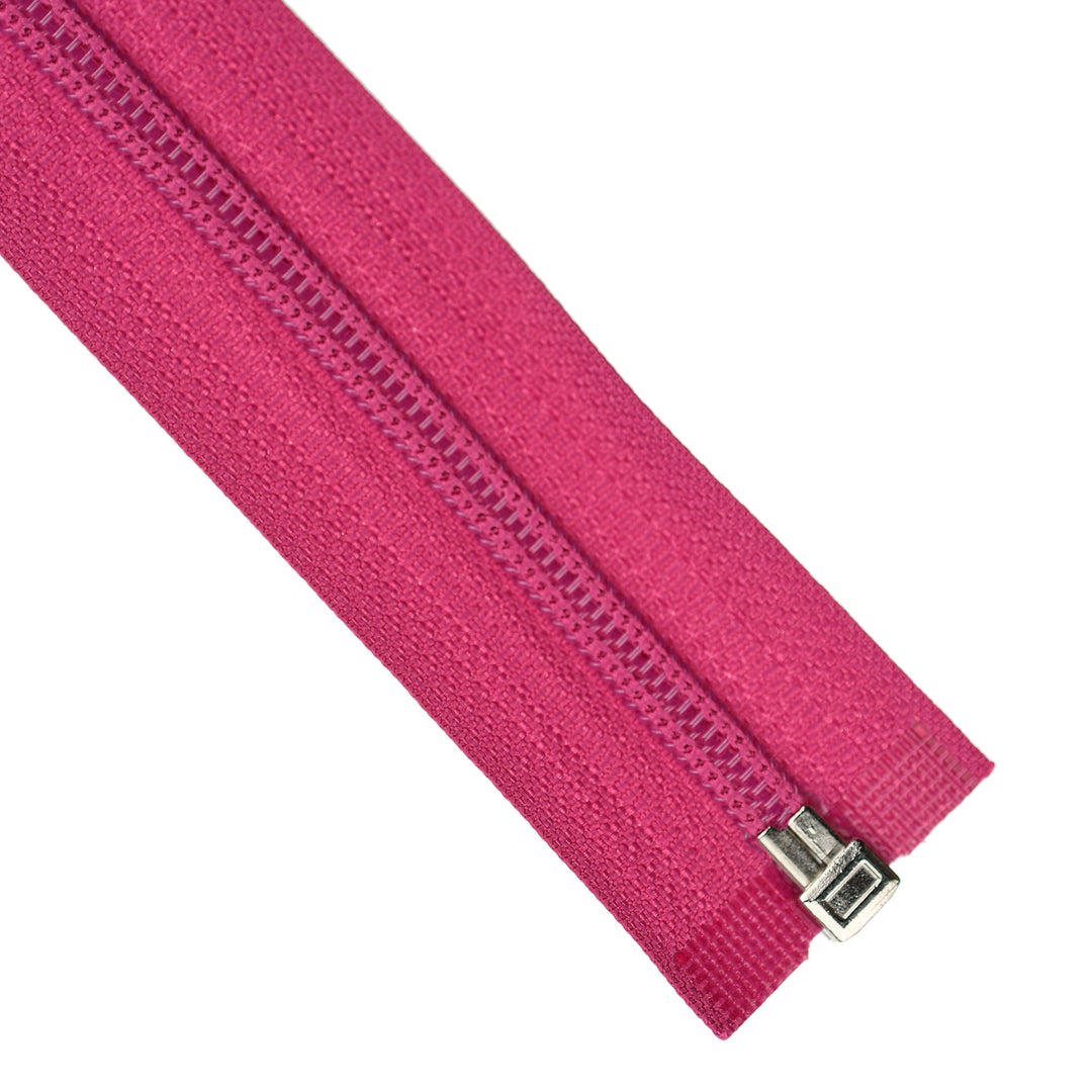 NYLON OPEN-END ZIP NO.5 COL FUSCHIA