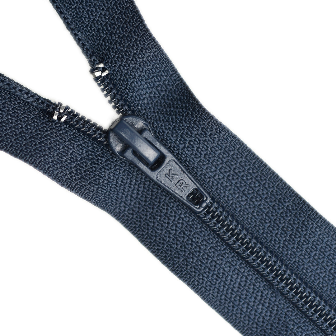 NYLON CLOSED-END NO.5 ZIP COL NAVY