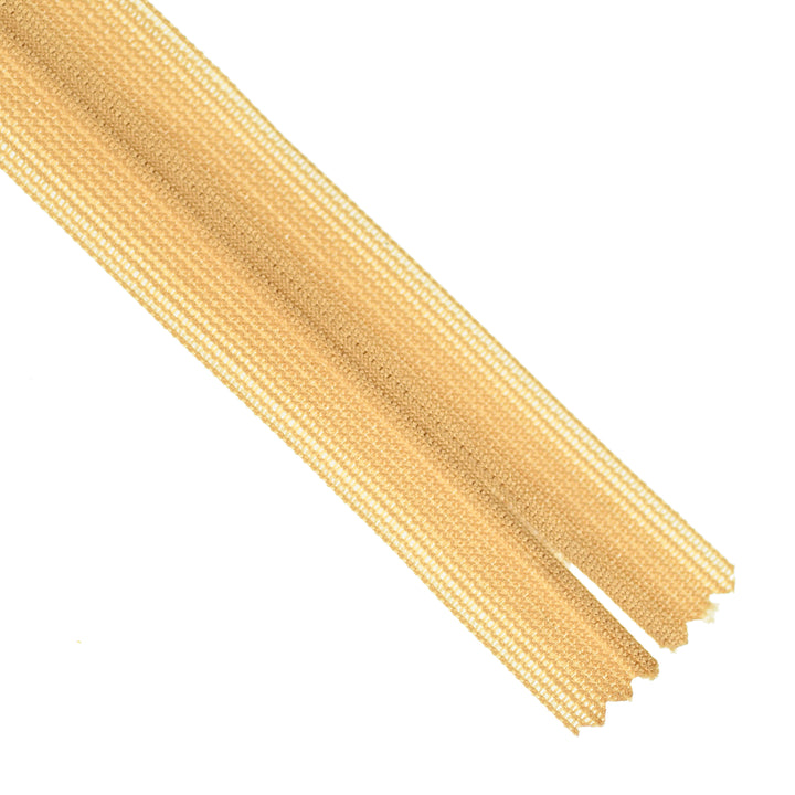 YKK INVISIBLE MESH ZIP COL 106 SEPIA