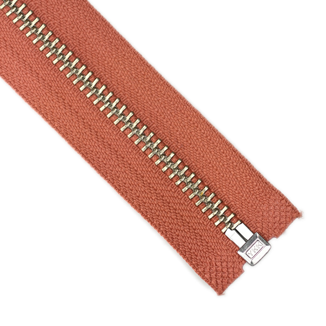 YKK METAL OPEN-END ZIP NO.5 NICKEL COL 249