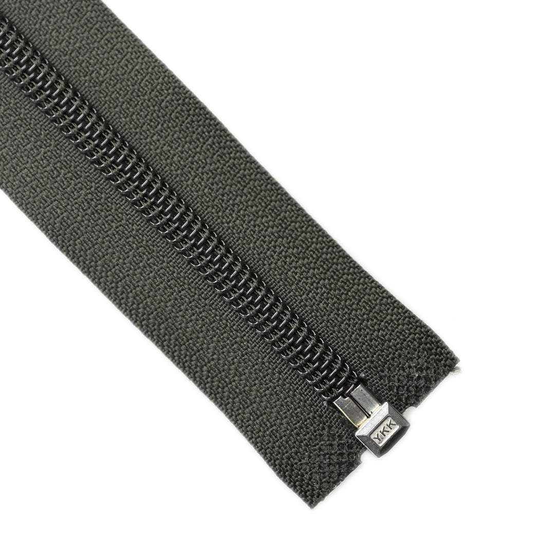 YKK NYLON OPEN-END ZIP NO.5 COL 173 DARK OLIVE GREEN