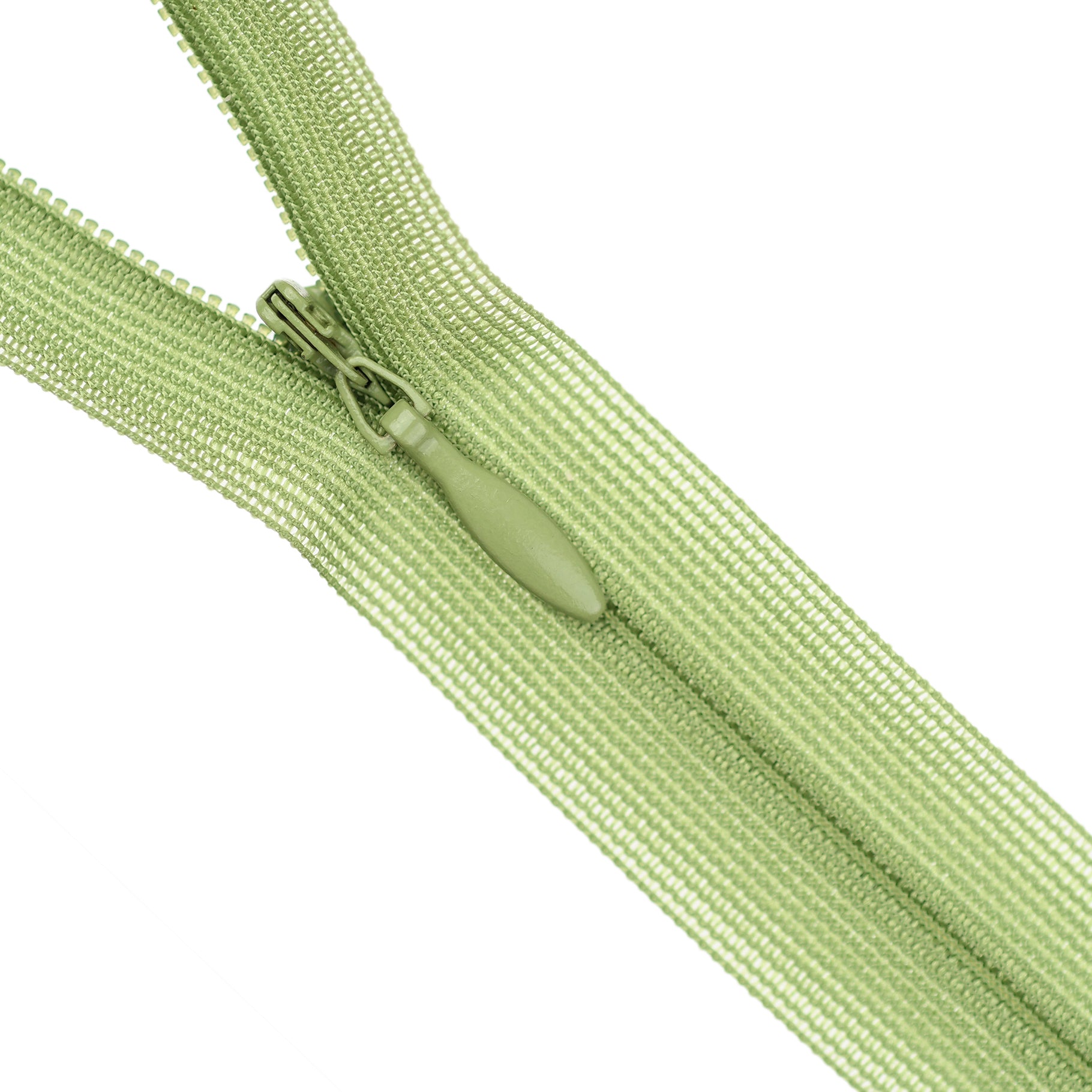 YKK Invisible Zipper Assorted Lengths - 537 Fresh Green – JackStock ...