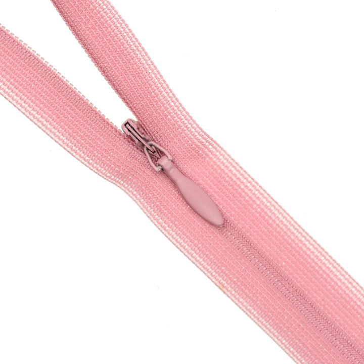 YKK INVISIBLE MESH ZIP COL 070 ANTIQUE PINK