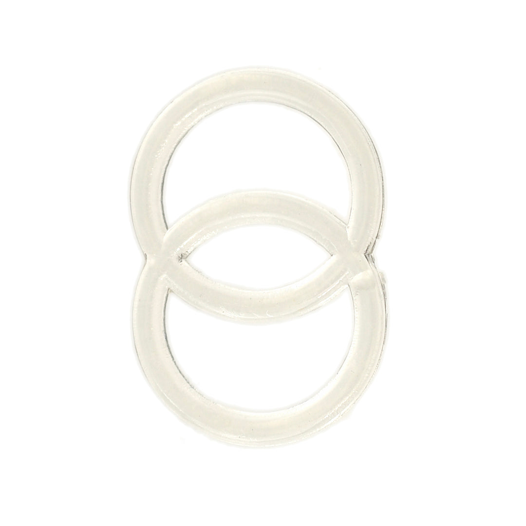 FIGURE-8 PLASTIC FITTING CLEAR