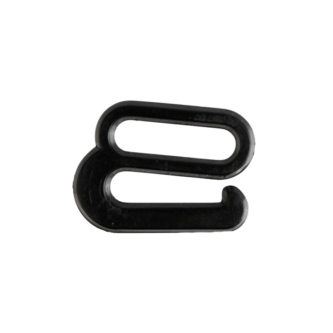 LARGE PLASTIC HOOK BLACK