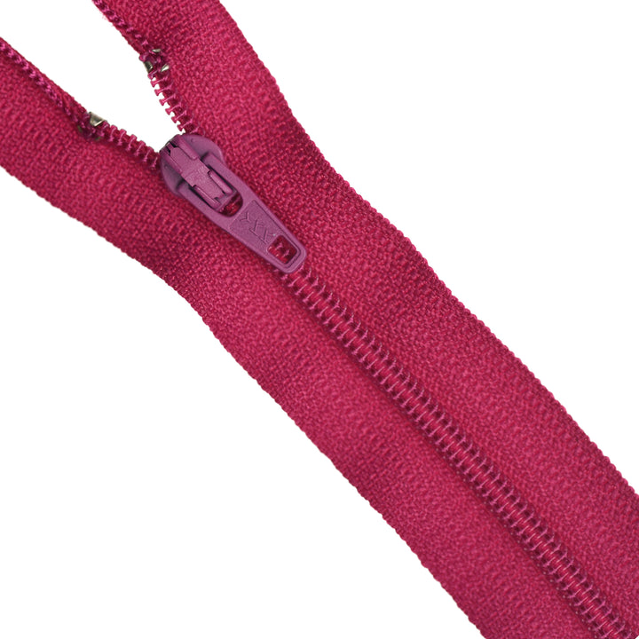 YKK NYLON CLOSED-END ZIP NO.3 COL 853 MAGENTA