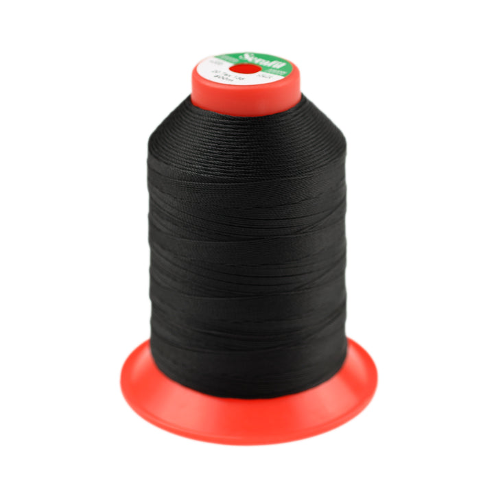 SERAFIL TKT 20 THREAD FOR LEATHER & THICK FABRICS COL 4000 BLACK