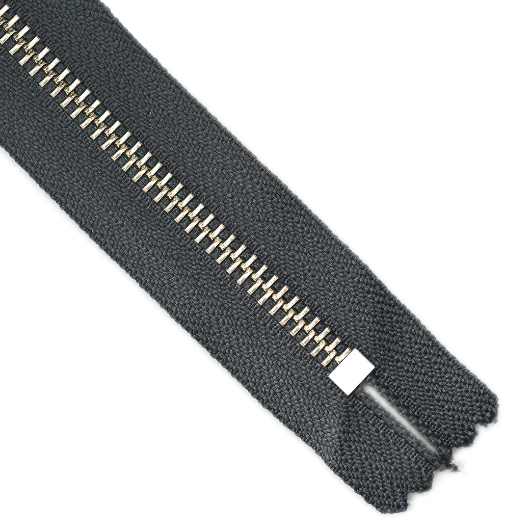 YKK JEAN ZIP NO.5 NICKEL COL 979 SOOT