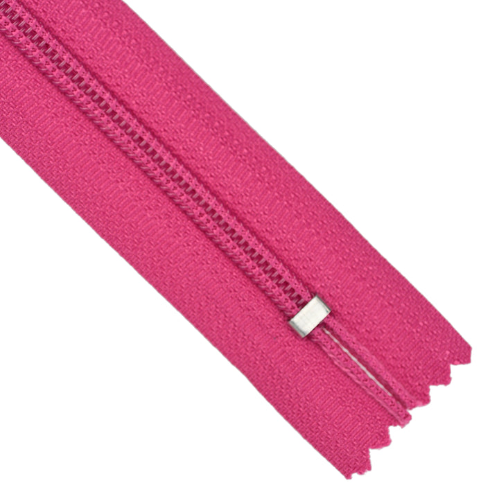 NYLON CLOSED-END NO.5 ZIP COL FUSCHIA