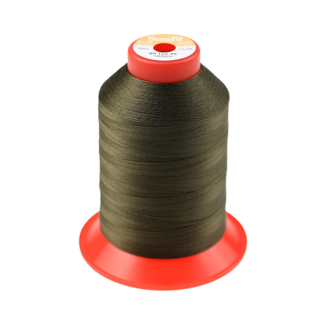 SERAFIL TKT 60 THREAD FOR LEATHER & THICK FABRICS COL 0663