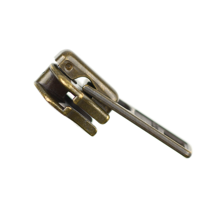 STANDARD SLIDER FOR YKK METAL ZIPS - ANTIQUE GOLD