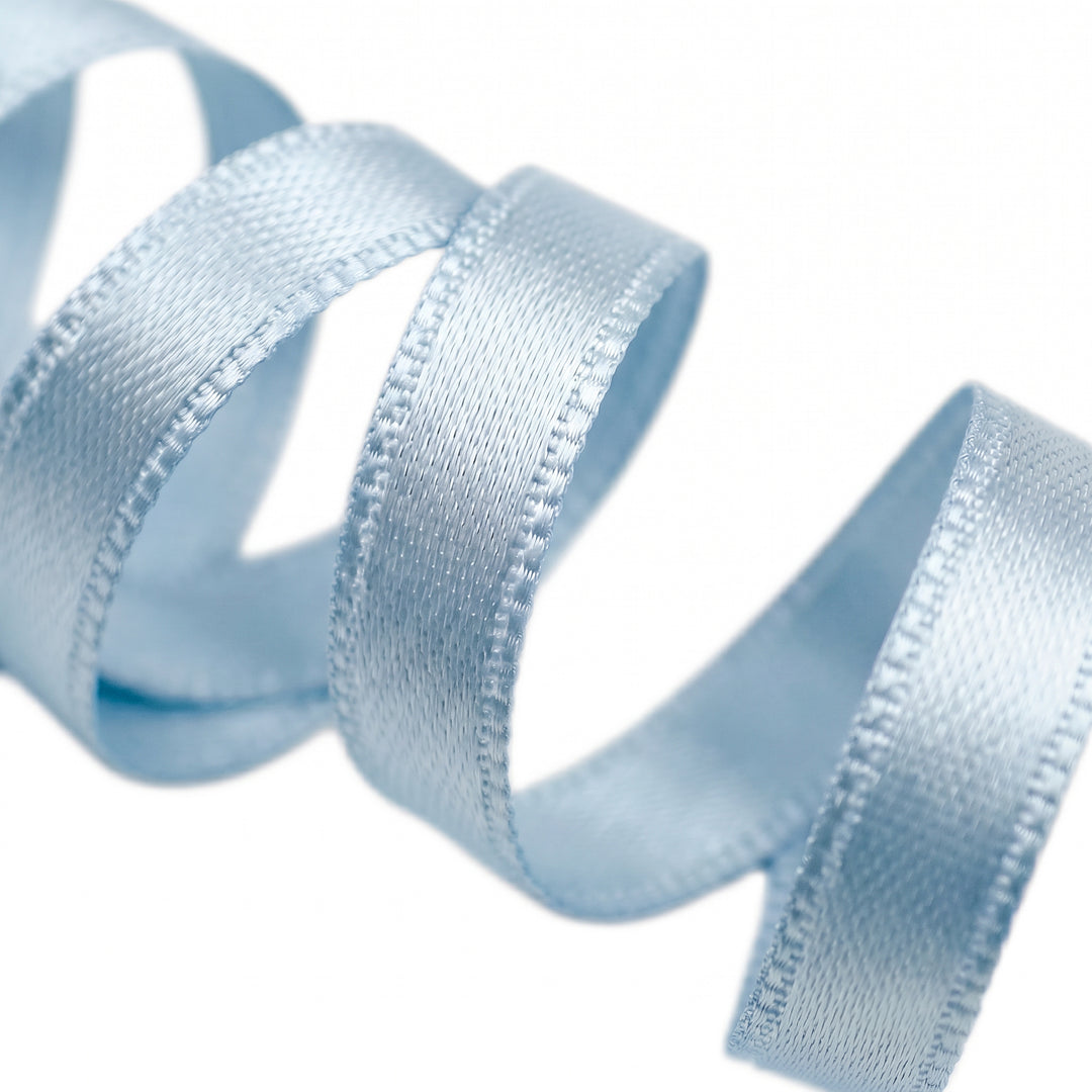 3MM DOUBLE-SIDED SATIN RIBBON 50M ROLL GLACIER