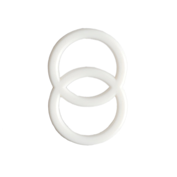 FIGURE-8 PLASTIC FITTING WHITE