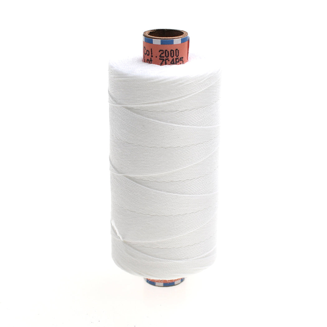 SABA TKT 30 SEWING & TOPSTITCHING THREAD FOR HEAVY FABRICS COL 2000 WHITE