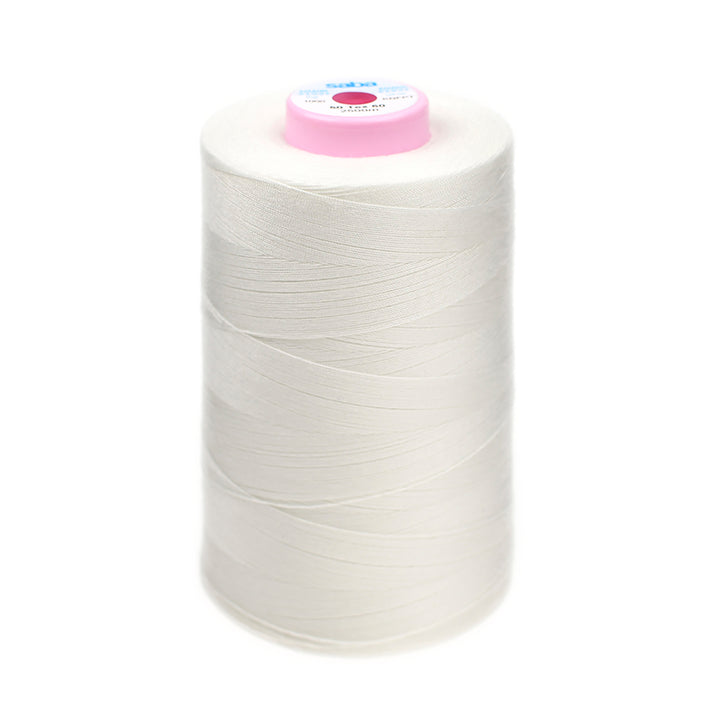 SABA TKT 50 SEWING & TOPSTITCHING THREAD FOR HEAVY FABRICS COL 1000 NATURAL WHITE