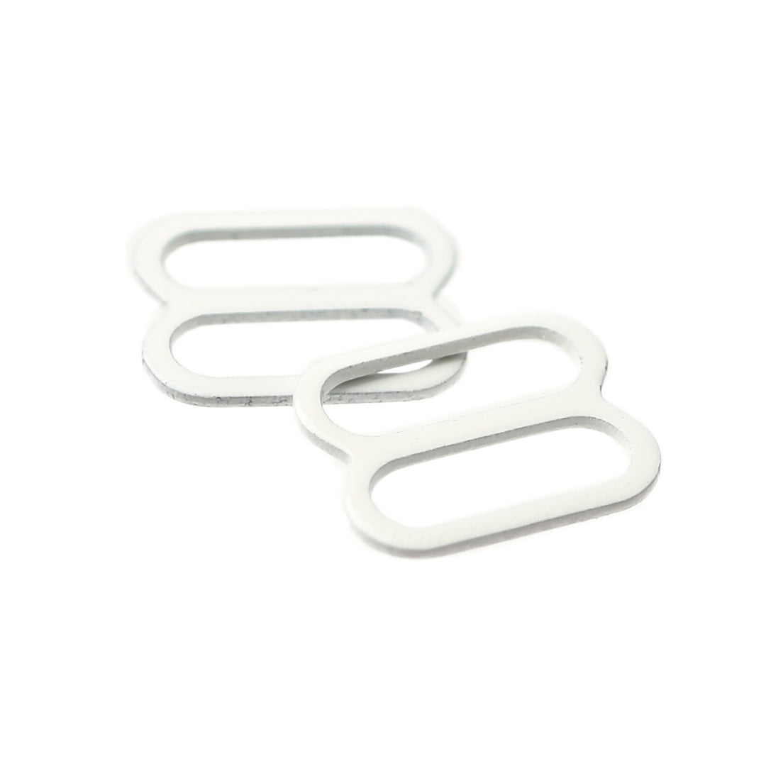 METRO METAL ROUNDED SLIDE WHITE