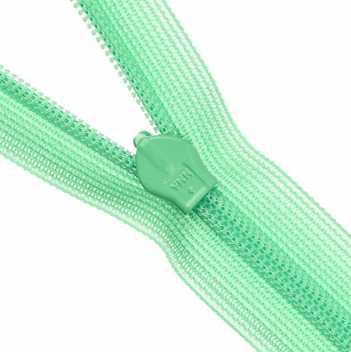 YKK INVISIBLE MESH ZIP COL 873 PEPPERMINT