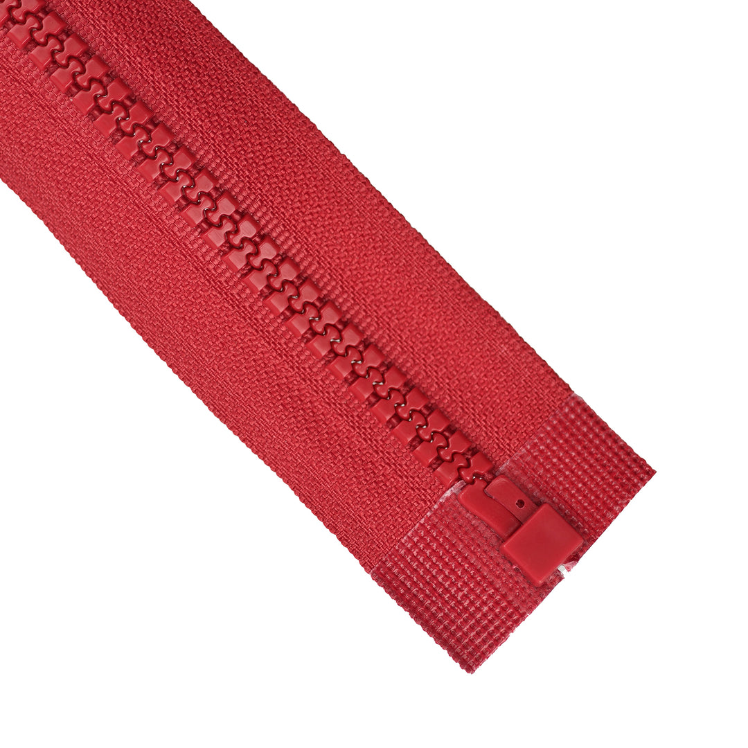 CHUNKY OPEN-END ZIP NO.5 COL RUBY