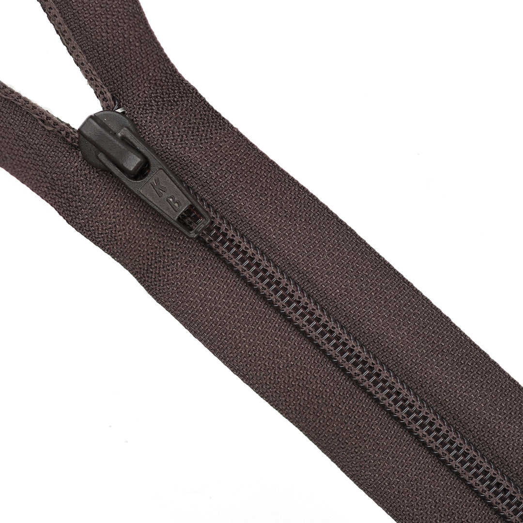 NYLON NO.5 OPEN-END TWO-WAY ZIP COL COCOA