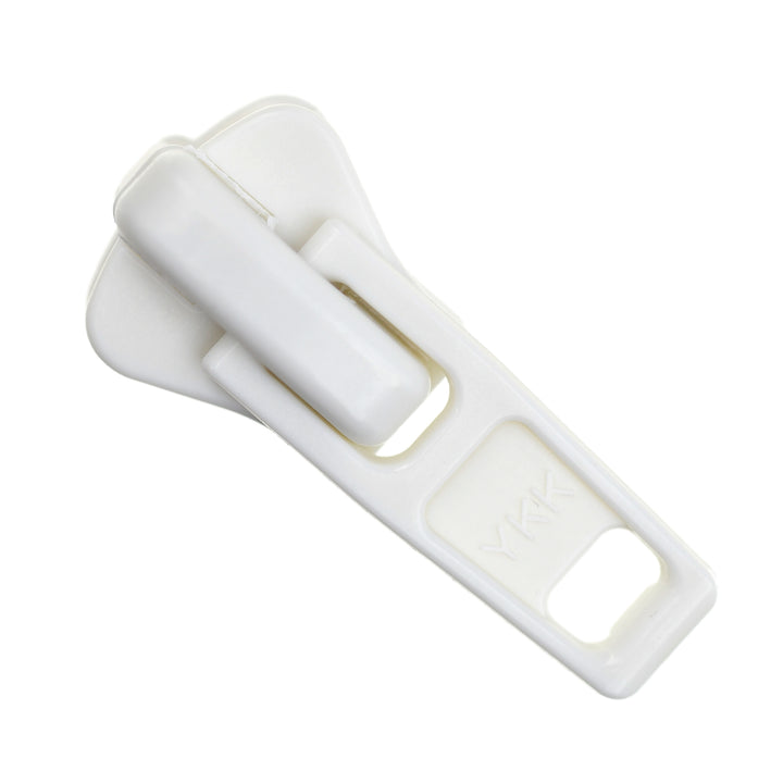 WATERPROOF SLIDER FOR YKK VISLON ZIPS - WHITE