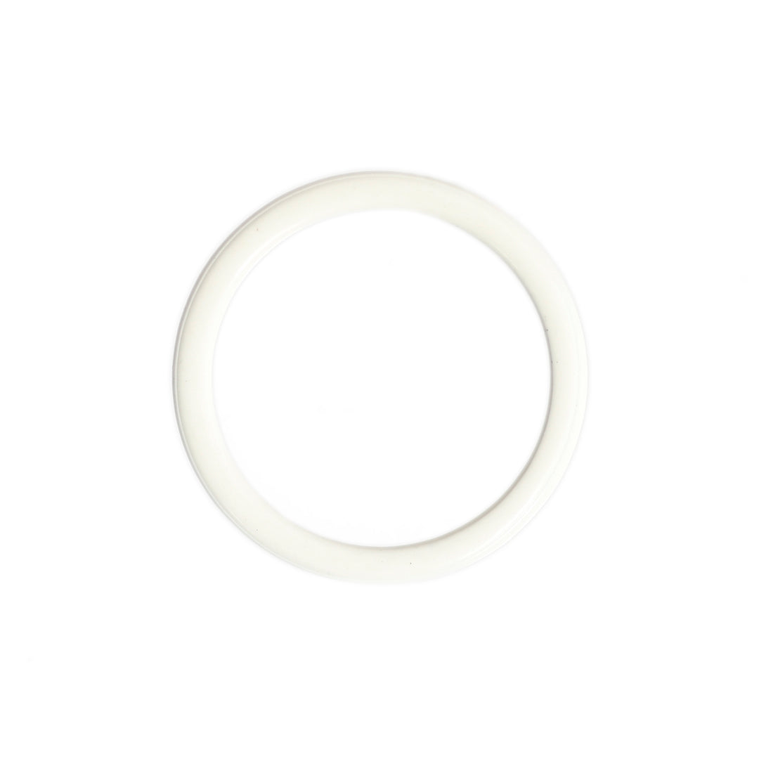 METAL RING WHITE