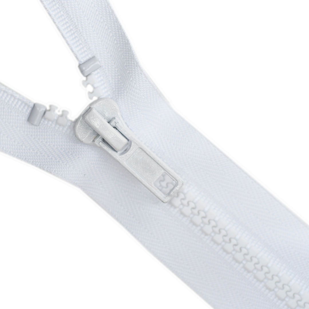 CHUNKY CLOSED-END ZIP NO.3 COL WHITE